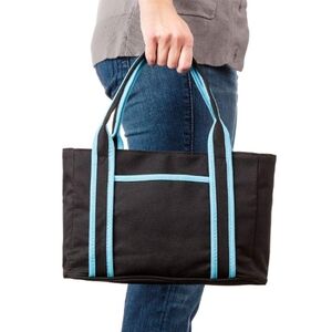 3/$20 The First Years Breast Pump Tote Bag Brown Blue Travel Diaper Bag Baby